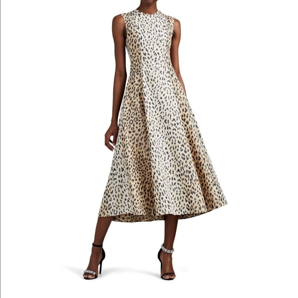 NWT Prada’s Raf Simmons. Silk Midi Dress (CK 205w39nyc) Size 4-6 (Small)